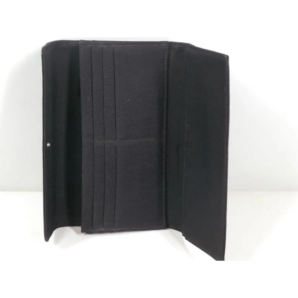 Vintage Lauren Ralph Lauren Long Wallet Black HTF
